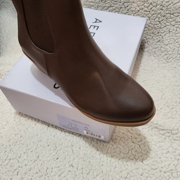 NEW Aerosoles Women's Brandi Ankle Boot Brown SIZE 9 Wide - Picture 4 of 7